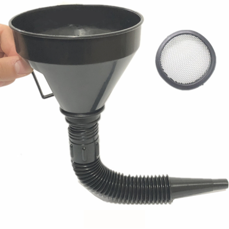 กรวยเติมน้ำมัน กรวยเติมน้ำมันเชื้อเพลิง กรวยพลาสติกคอยาว เหมาะสำหรับน้ำ/น้ำมันเบนซิน/น้ำยาหล่อเย็น/น