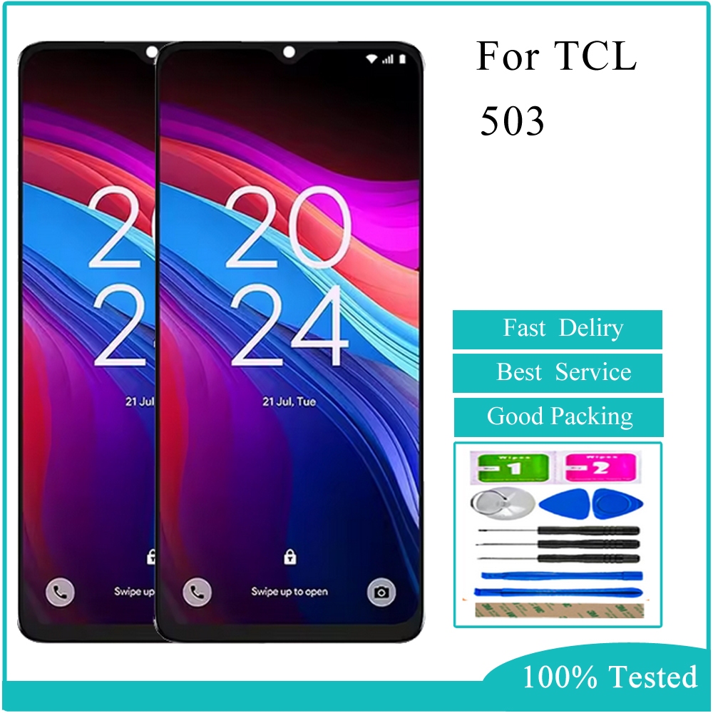 สําหรับ TCL 503 T442M T442A T442J จอแสดงผล LCD หน้าจอสัมผัสเปลี่ยน