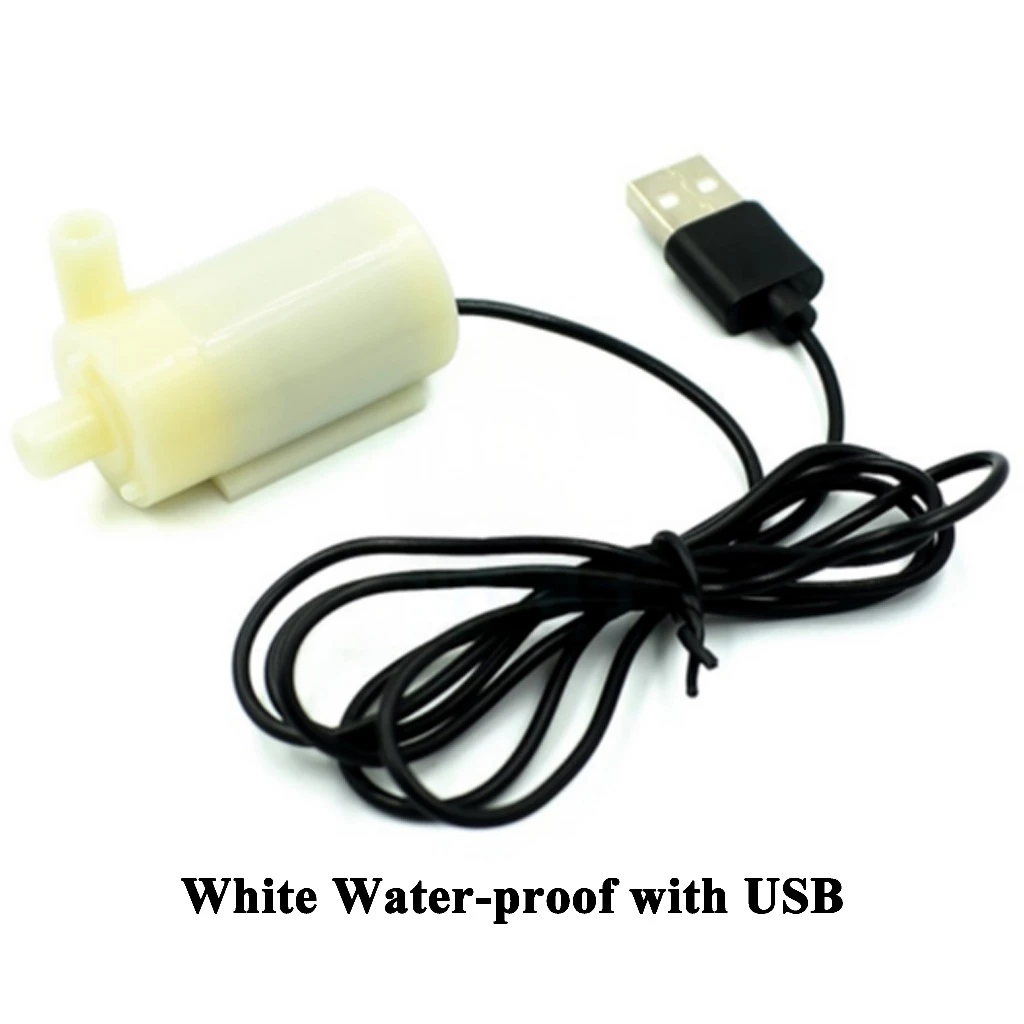 ปั๊มน้ำขนาดเล็ก DC 3V 3W แบบจุ่ม สำหรับบ่อน้ำพุ ตู้ปลา และไฮโดรโพนิกส์ รองรับ 4.5V 5V 6V thumbnail 5