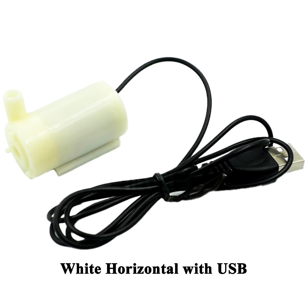 ปั๊มน้ำขนาดเล็ก DC 3V 3W แบบจุ่ม สำหรับบ่อน้ำพุ ตู้ปลา และไฮโดรโพนิกส์ รองรับ 4.5V 5V 6V thumbnail 6