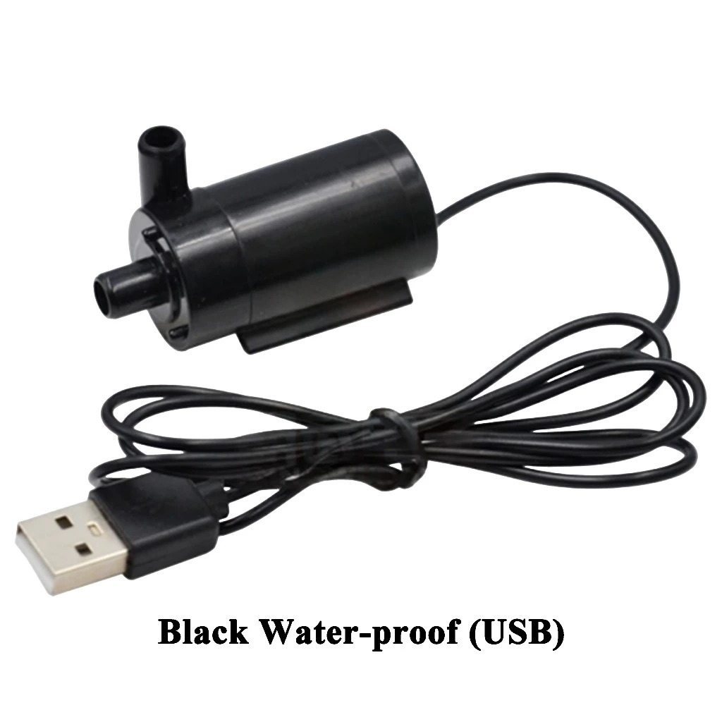 ปั๊มน้ำขนาดเล็ก DC 3V 3W แบบจุ่ม สำหรับบ่อน้ำพุ ตู้ปลา และไฮโดรโพนิกส์ รองรับ 4.5V 5V 6V thumbnail 3