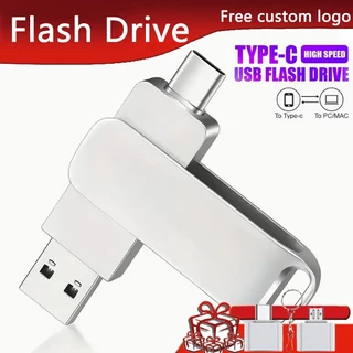 [โปรโมชั่น] TYPE-C 2-in-1 Flash Driver 2TB/1TB/512GB/256GB/128GB/64GB การส่งสัญญาณความเร็วสูง USB3.2 เหมาะสําหรับ iPhone 15 ขึ้นไป PC iPad Android