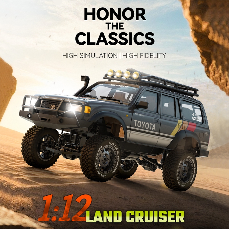2025 1:12 ใหม่ Jxc Lc80 Land Cruiser Full Scale Rc รีโมทคอนโทรลรถปีนเขารถออฟโรด Rc รุ่นรถปีนเขาของเล