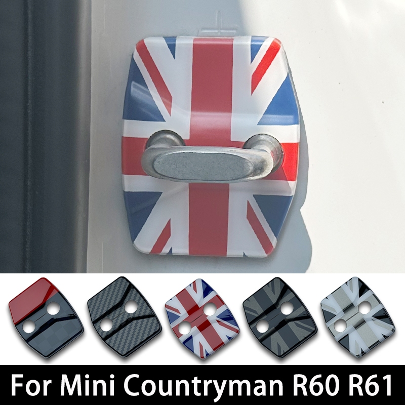2PCS สําหรับ MINI COOPER Countryman R60 R61 Paceman รถประตูล็อคสติกเกอร์ Anti Rust อุปกรณ์เสริม