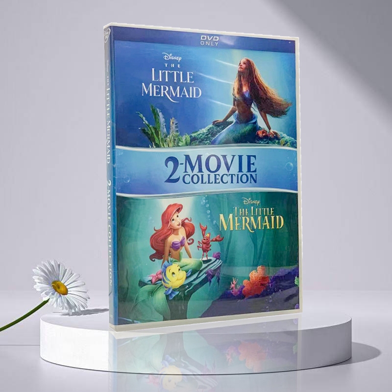 Animated The Little Mermaid 1-2 DVD Movie Collection 2DVD HD English การออกเสียงงานอดิเรกคอลเลกชัน