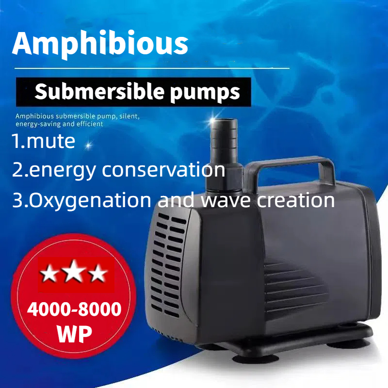 ปั๊มน้ําใต้น้ําตู้ปลา WP-4000 WP-5000 WP-6000 WP-7000 WP-8000 Aquaponics Pam Kolam