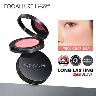 FOCALLURE Face Blush Powder Highlight Cheek Natural Cheek Tint Blusher Matte Cream Cosmetics Face Make up