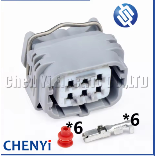 6 Pin กันน้ําเชื่อมต่อการใช้รางเซ็นเซอร์ความดันปลั๊ก 90980-91108 สําหรับ Toyota Avensis RAV4 Holden 