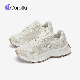 COROLLA Women's Sneakers Casual White Pink Sports High Outdoor Fashion Premium Quality Shoes