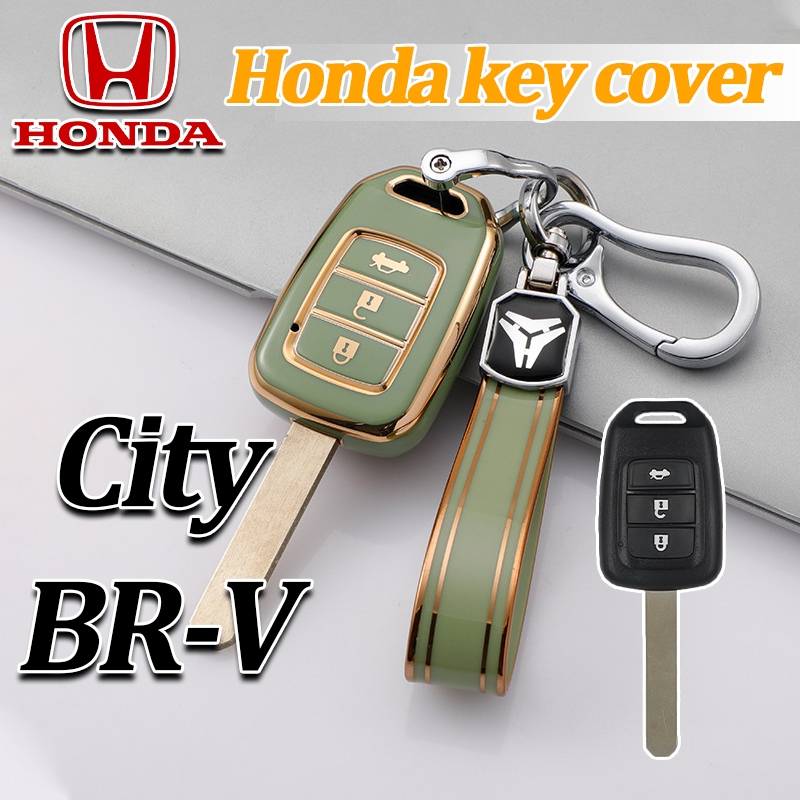 ปลอกกุญแจรถยนต์ Honda CITY City 2014-2017 ปลอกกุญแจ เคสกุญแจเมือง พวงกุญแจเคสรีโมทแบบไร้กุญแจ City