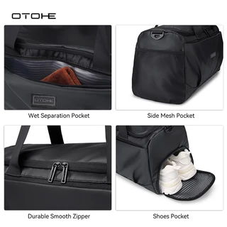 OTOHE กระเป๋าเดินทางกีฬากลางแจ้ง Unisex กระเป๋าสะพายยิมแฟชั่น Unisex แบบพกพาโยคะว่ายน้ําฟิตเนสกระเป๋า