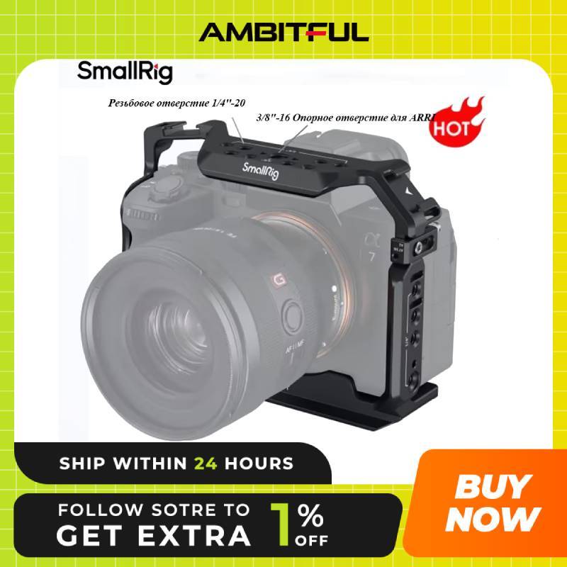 SmallRig A7m4 A7 IV Full DSLR กล้องกรงสําหรับ Sony Alpha a7iv A7 IV / Alpha 7S III ขั้นสูงกรงชุด L-B