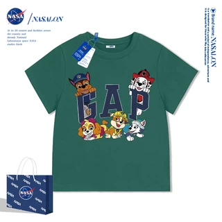 NASA เสื้อยืดเด็ก cotton 100% ลายการ์ตูน Paw Patrol เสื้อเด็กแขนสั้น สไตล์เกาหลี ระบายอากาศดี ใส่สบาย