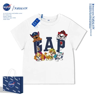 NASA เสื้อยืดเด็ก cotton 100% ลายการ์ตูน Paw Patrol เสื้อเด็กแขนสั้น สไตล์เกาหลี ระบายอากาศดี ใส่สบาย