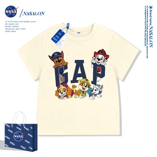 NASA เสื้อยืดเด็ก cotton 100% ลายการ์ตูน Paw Patrol เสื้อเด็กแขนสั้น สไตล์เกาหลี ระบายอากาศดี ใส่สบาย