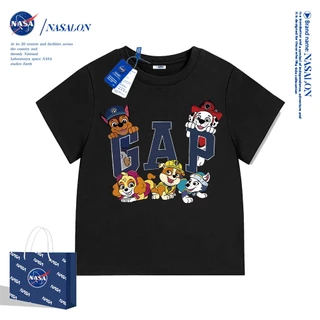 NASA เสื้อยืดเด็ก cotton 100% ลายการ์ตูน Paw Patrol เสื้อเด็กแขนสั้น สไตล์เกาหลี ระบายอากาศดี ใส่สบาย