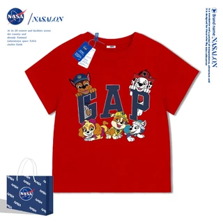 NASA เสื้อยืดเด็ก cotton 100% ลายการ์ตูน Paw Patrol เสื้อเด็กแขนสั้น สไตล์เกาหลี ระบายอากาศดี ใส่สบาย