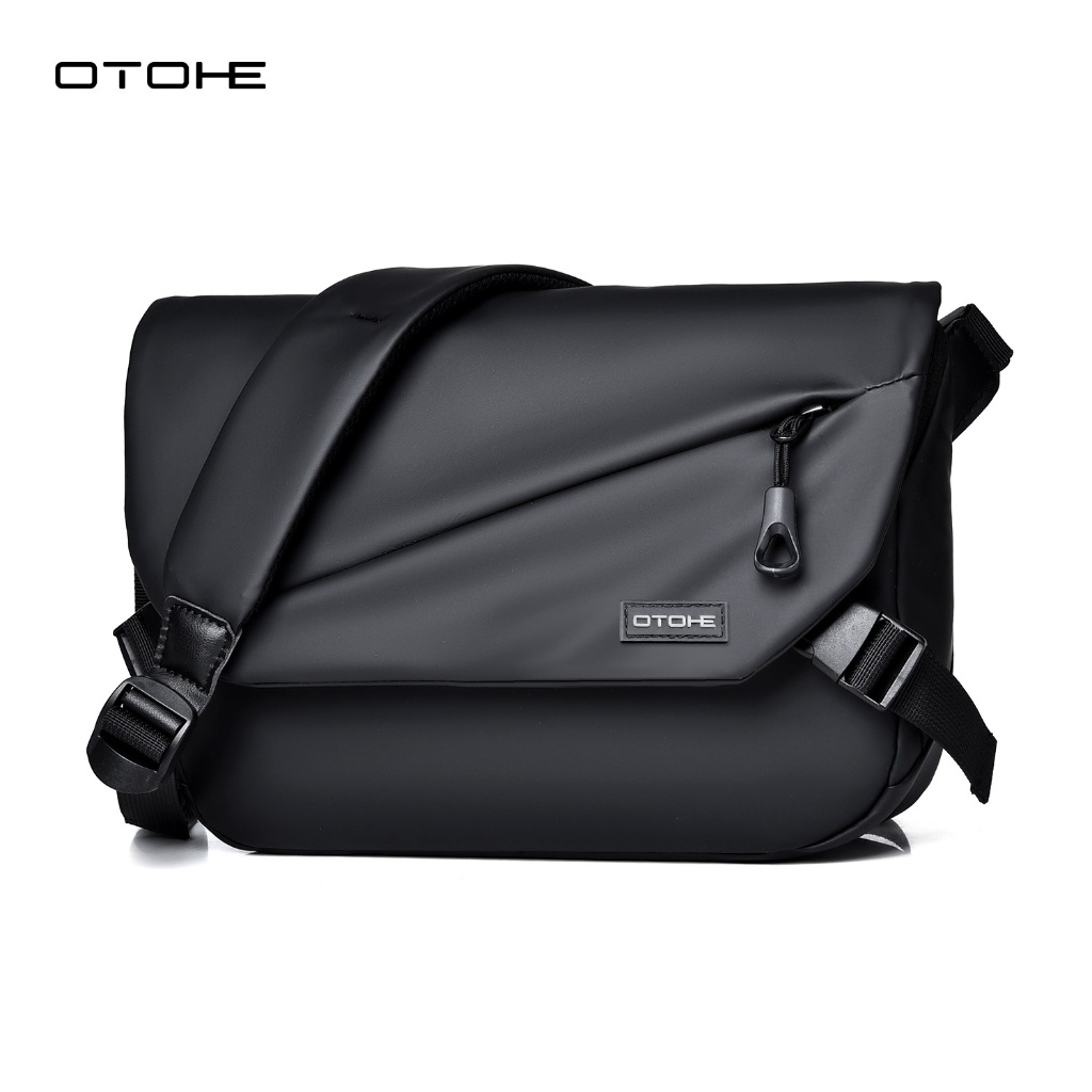 OTOHE ผู้ชายแฟชั่นกระเป๋าสะพายไหล่ Cross Body กระเป๋า Messenger กระเป๋ากันน้ํา Oxford ความจุขนาดใหญ่กระเป๋าสะพาย