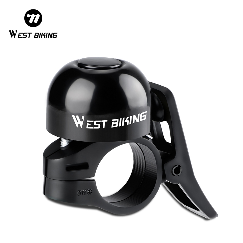 【พร้อมส่งจากกรุงเทพ】WEST BIKING กระดิ่งจักรยาน กระดิ่งจักรยานเสือภูเขา กระดิ่งพกพา กระดิ่งนิ้วหัวแม่มือ 80 เดซิเบล เสียงใส เตือนได้ ติดตั้งง่าย อุปกรณ์เสริมจักรยาน