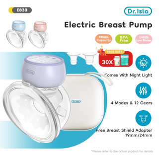 Dr.isla เครื่องปั๊มนมแฮนด์ฟรี เครื่องปั๊มนมแบบสวมใส่ได้ EB29/30