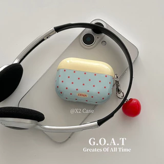 Goat 1/2/Airpods Pro/ Pro 3/Airpods Pro 2/Airpods 3 4 Soft Cortical หูฟังป้องกันและฤดูใบไม้ร่วง Arrest + พวงกุญแจ