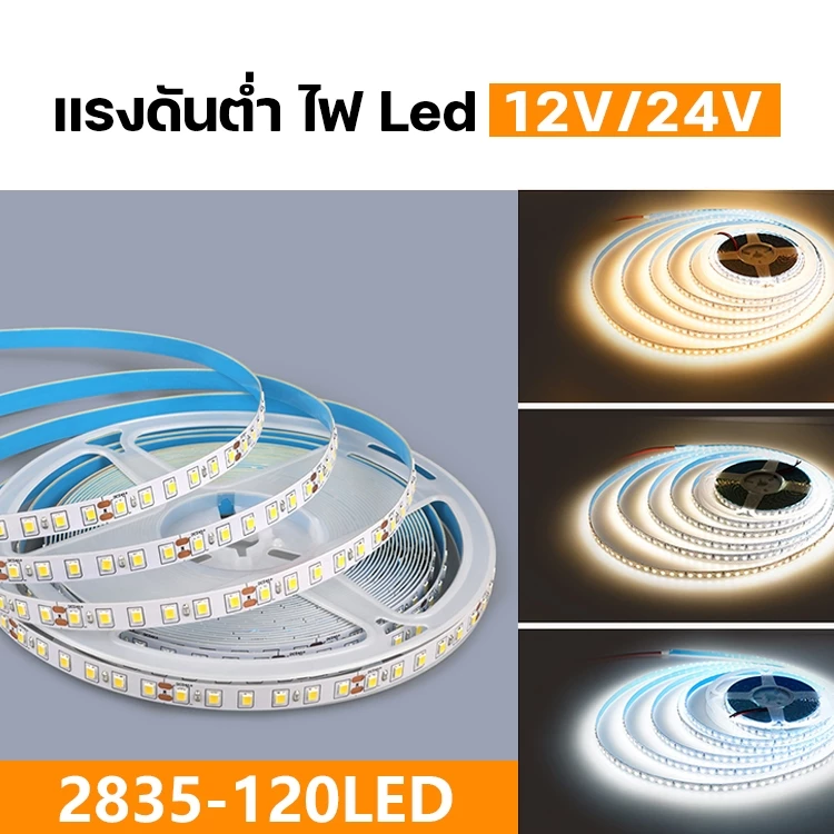 ไฟเส้น LED ONE BEAM 12V/24V 2835 3000K/4000K/6500K 5 เมตร/10 เมตร thumbnail 4