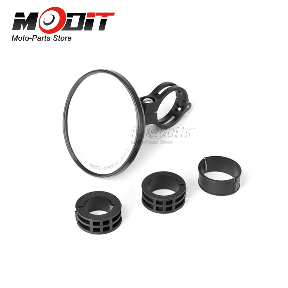KX KLX รถจักรยานยนต์ Circular handle กระจกมองหลังมุมกว้างสําหรับ Kawasaki KLX450R KX250 KX450 KLX KX 125 250 450 KX450F KX250F - รูปที่ 6