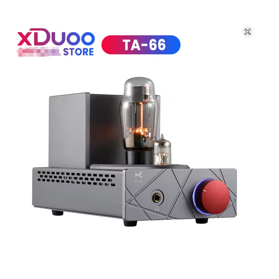 Xduoo TA-66 เครื่องขยายเสียงหูหลอดสูญญากาศประสิทธิภาพสูงหูฟังเครื่องขยายเสียงอาคาร HiFi 6N2 6N5P
