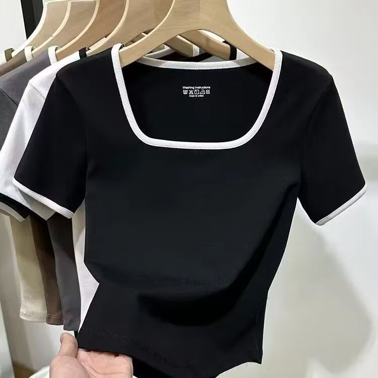 เสื้อยืดผู้หญิง Women Simple design เสื้อยืดแขนสั้นไซส์ใหญ่ เสื้อเชิ้ตผู้หญิง