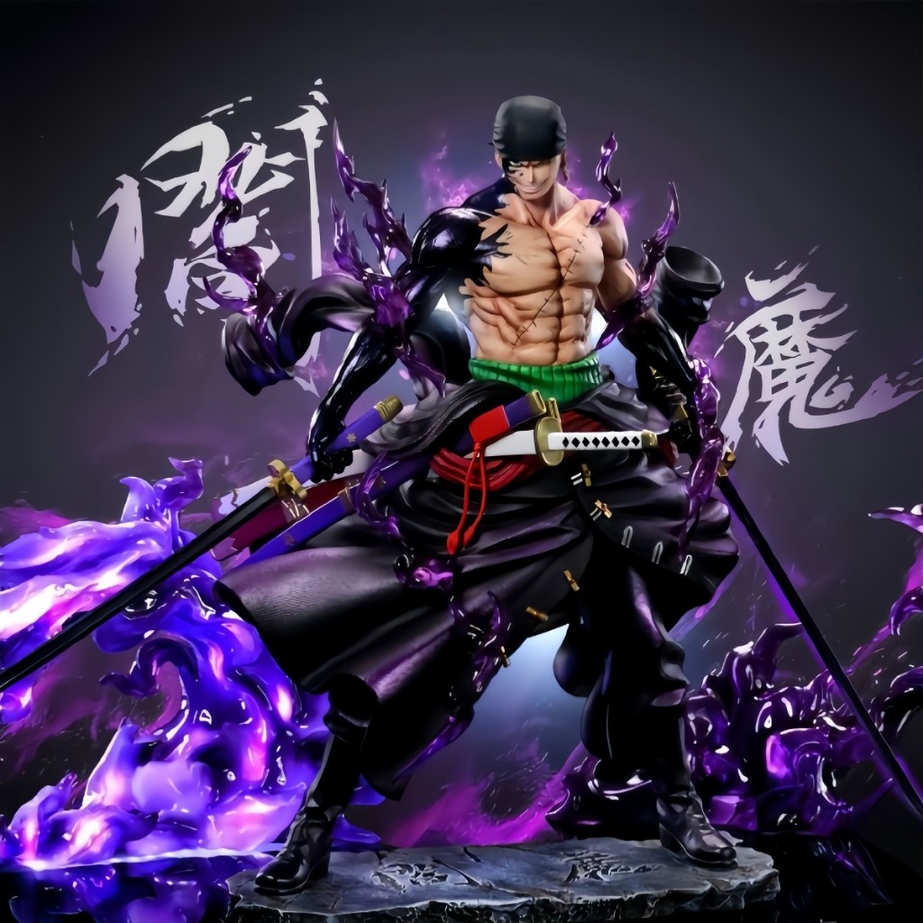 ✨[คลังสินค้าพร้อม 52toys thailand] อะนิเมะวันพีซรูป Tianhui Yan Mo Zoro [เวอร์ชั่นญี่ปุ่น] นําเข้าคุ