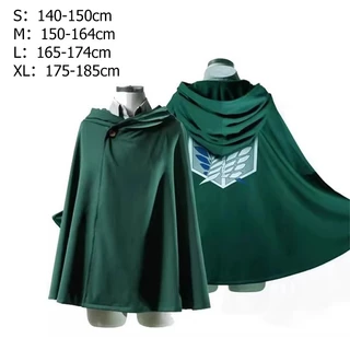 🔥ส่งจากกรุงเทพฯ🔥 Attack on Titan ผ่าพิภพไททัน Anime Cosplay Green Cloak Scout เสื้อไททัน เสื้อหน่วยสำรวจ