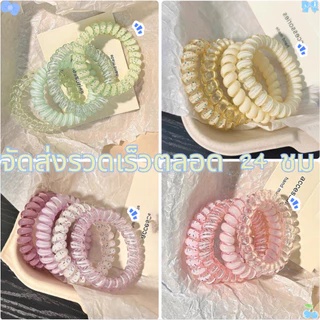 ⭐Nico Bra⭐4ชิ้นโทรศัพท์-ลวดห่วงผมห่วง มีแถบคาดศีรษะที่ยืดหยุ่นสูง กิ๊บติดผมหางม้าและหมวก ที่คาดผมแฟชั่น