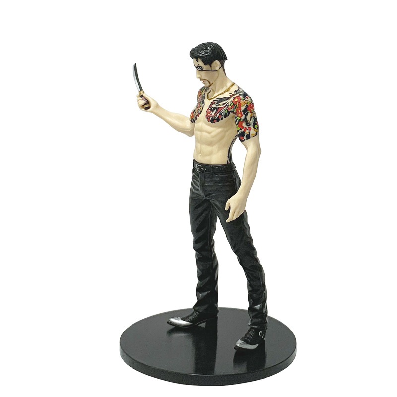 17 ซม.Action Adventure เกม Yakuza Kiryu Kazuma Goro Majima Underworld Society รูปปั้นคอลเลกชัน PVC ตัวเลขการกระทําตุ๊กตาของเล่นของขวัญ - รูปที่ 7
