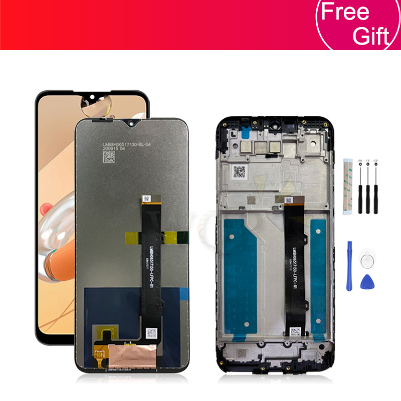 สําหรับ LG K41S จอแสดงผล LCD หน้าจอสัมผัสพร้อมกรอบ Digitizer Assembly Replacement สําหรับ LG K41S จอ