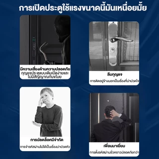 TUYA Smart Door Lockกลอนประตูดิจิตอล สำหรับ ประตู บานเลื่อน ผลัก กันน้ำ สั่งงานผ่านAPP