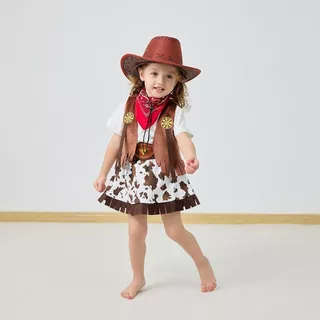 🔥ส่งไว จาก กทม🔥ชุดคาวบอยเด็กโต คาวเกิร์ลเด็กโต cowboy girl costume Cowboy Kid cowboy cosplay คาวบอย เด็ก