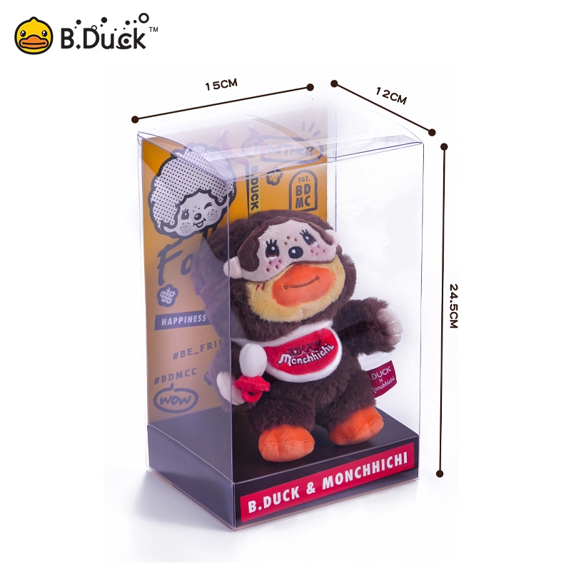 B.Duck™ x Monchhichi 2.0 พวงกุญแจการ์ดแขวนตุ๊กตา (สไตล์คุน)
