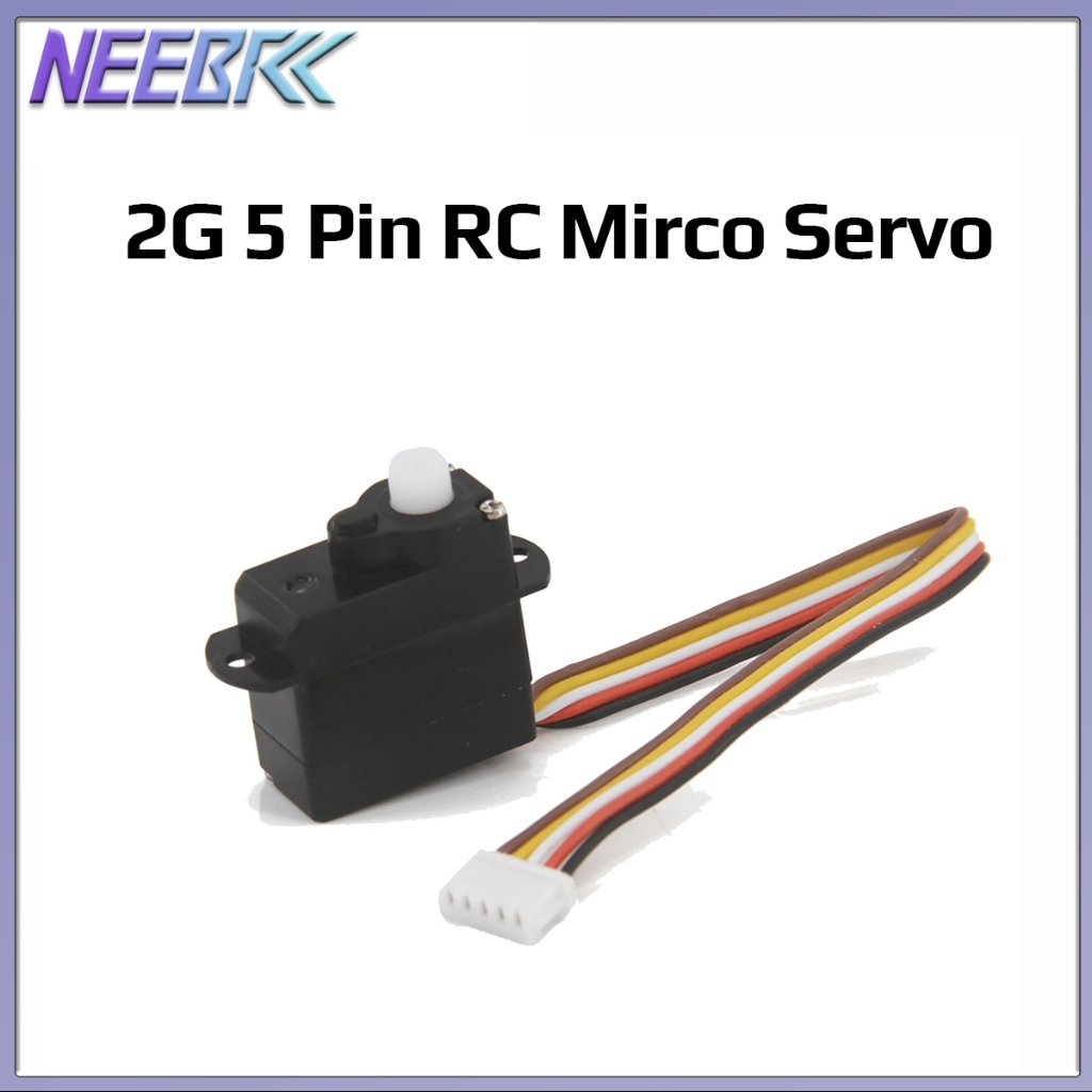 NEBRC 2G Micro พลาสติกเกียร์ Servo Coreless มอเตอร์สําหรับ RC Fixed-wing FPV Drone เฮลิคอปเตอร์เครื่องบิน Wltoys XK A120 A150 A380 Part ของเล่น