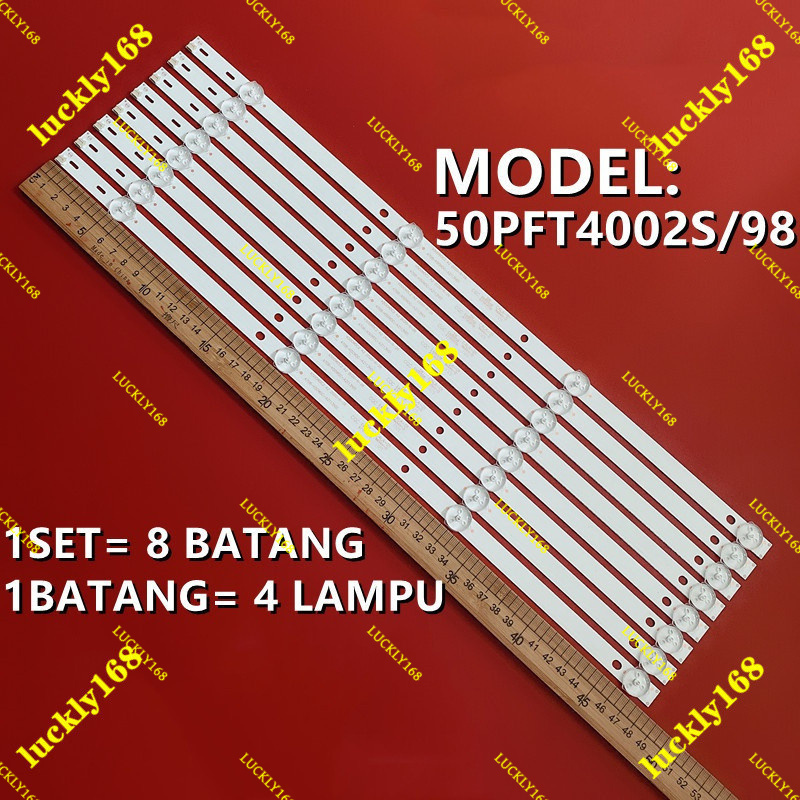 (ใหม่ 1 ชุด) 50PFT4002S/98 PHILIPS 50" LED TV BACKLIGHT / LED TV LAMP (READY STOCK) 50PFT4002 K500WD