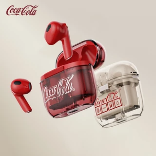 Coca Cola หูฟัง T36S Retro TWS ไร้สายบลูทูธ 5.4 หูฟังกึ่งอินเอียร์อายุการใช้งานแบตเตอรี่ยาวนาน Ultra-Light พร้อมไมโครโฟน