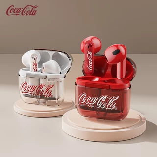 Coca Cola หูฟัง T36S Retro TWS ไร้สายบลูทูธ 5.4 หูฟังกึ่งอินเอียร์อายุการใช้งานแบตเตอรี่ยาวนาน Ultra-Light พร้อมไมโครโฟน