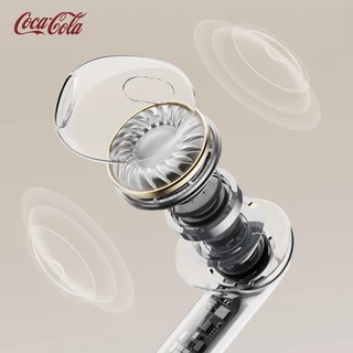 Coca Cola หูฟัง T36S Retro TWS ไร้สายบลูทูธ 5.4 หูฟังกึ่งอินเอียร์อายุการใช้งานแบตเตอรี่ยาวนาน Ultra-Light พร้อมไมโครโฟน