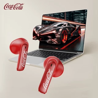 Coca Cola หูฟัง T36S Retro TWS ไร้สายบลูทูธ 5.4 หูฟังกึ่งอินเอียร์อายุการใช้งานแบตเตอรี่ยาวนาน Ultra-Light พร้อมไมโครโฟน
