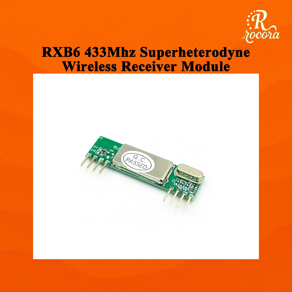 RXB6 433Mhz Superheterodyne โมดูลรับสัญญาณไร้สาย