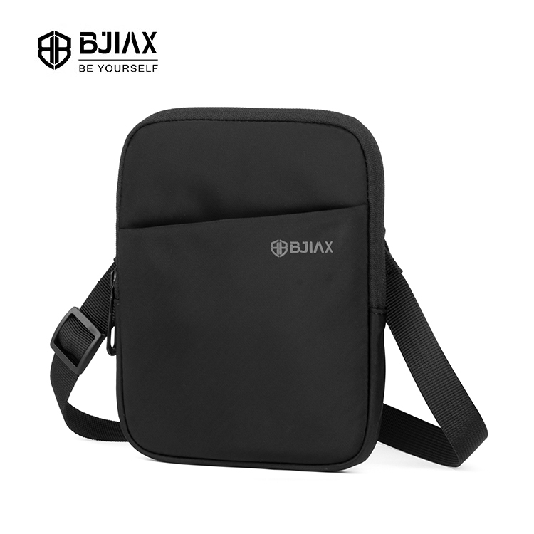 BJIAX ผู้ชายกระเป๋าสะพายขนาดเล็กกันน้ํากระเป๋าโทรศัพท์มือถือแบบพกพามินิกระเป๋าฤดูร้อนกลางแจ้งกระเป๋ากุญแจเดียว