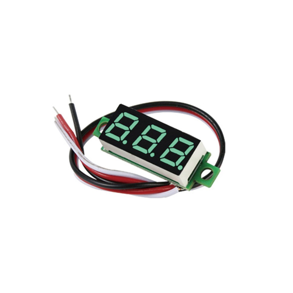 0.93 ซม. โวลต์มิเตอร์ 2 สาย/3 สายมิเตอร์หัว DC DC Digital Tube Display Module