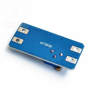 โมดูลแปลงไฟ DC-DC MT3608 ปรับแรงดันได้ กว้าง 2-24V ขึ้น 5V/9V/12V/28V สำหรับอุปกรณ์อิเล็กทรอนิกส์