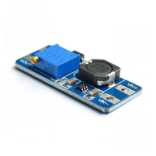 โมดูลแปลงไฟ DC-DC MT3608 ปรับแรงดันได้ กว้าง 2-24V ขึ้น 5V/9V/12V/28V สำหรับอุปกรณ์อิเล็กทรอนิกส์