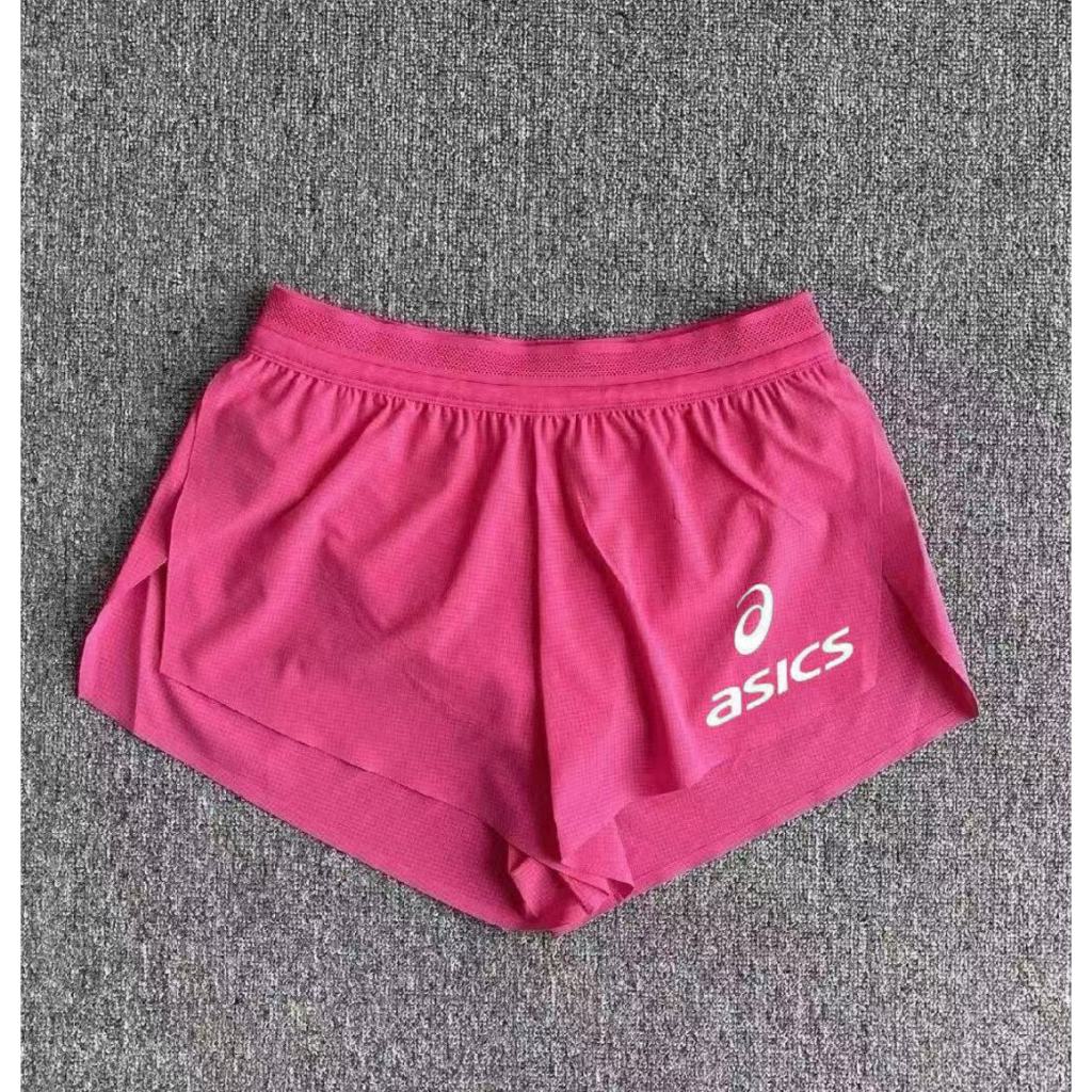 【Ready Stock】 New Sports Running Training Three-point Pants Fitness Marathon Breathable Quick-Drying Shorts with Lining Seamless Wlox