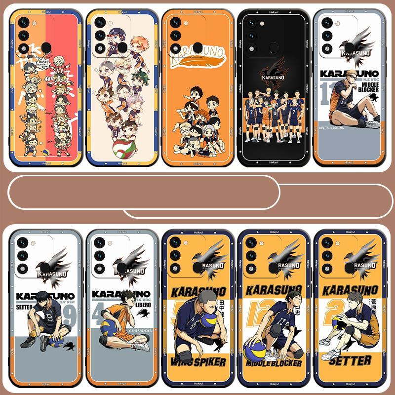 เคสสําหรับ TECNO Spark Go 2020 2022 2023 8 8C 8P 8T 7 7P 7T 6 PRO Haikyu!! Karasuno TPU Matte Case S